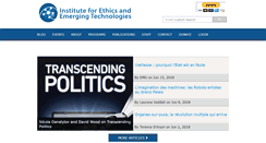 Desktop Screenshot of ieet.org